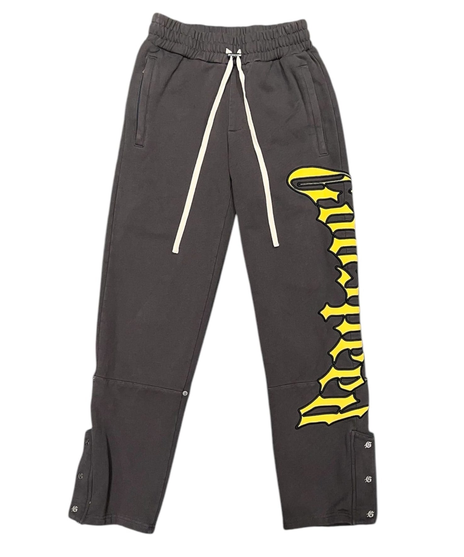 Godspeed OG Logo V2 Sweatpants Grey & Yellow